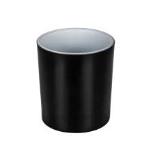 China Kaca Lilin Hitam 11oz Untuk Dalaman Putih Lilin Wangi pengilang