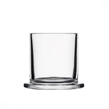 China 5 oz candle jar clear glass with foot stand manufacturer