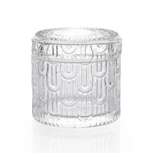 China 9 x 6,5 cm Luxus-Kerzengefäß mit Prägung Hersteller