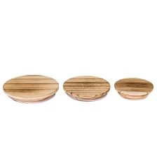 China Deckel aus Paulownia-Holz für Duftkerzen Hersteller