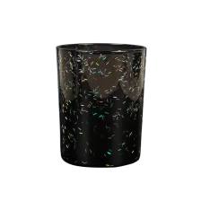 China Einzigartiger glitzernder Kerzenhalter Glas D8,3 x 10,6H Hersteller