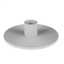 China Minimalist Handmade Ceramic Candlestick Holder manufacturer
