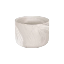 China Luxury Ceramic Candle Holders Wholesale Marble Finish manufacturer