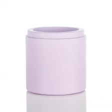 China 5oz Pink Concrete Votive Candle Jar For Scented Candles manufacturer