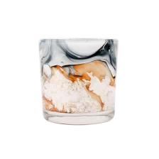 China 14 Unzen Swirl Aquarell Kerzenhalter aus Glas Hersteller