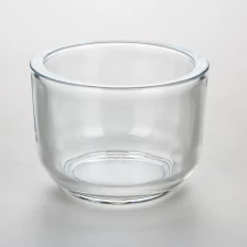 China 10OZ Heavy Thick Glass Candle Jar Round Bottom manufacturer