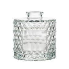 China Diamond Cut Glass Diffuser Bottle With Custom Brand Area 6oz manufacturer