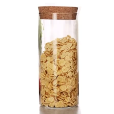 China 19oz food storer with cork lid, for spaghetti,550ml manufacturer