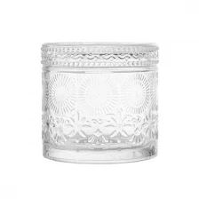 China 17oz Decorative Glass Jar For Sale manufacturer
