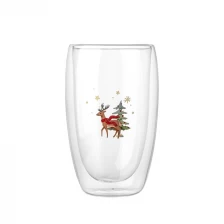China Double Wall Coffee Cup Thermo Insulated Borosilicate Glass manufacturer