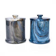 China 500 ml de vidro artesanal artesanal com suprimento de tampa fabricante