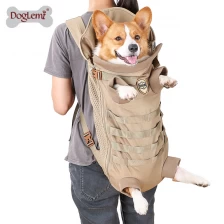 中国 中型狗专用战术背包 透气双肩中型犬专用战术背包 制造商