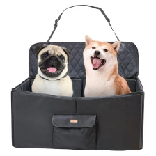 China Verbesserter Hunde-Autositz für 2 kleine, mittelgroße und große Hunde, Haustier-Reise-Hochsitz für Hunde Hersteller