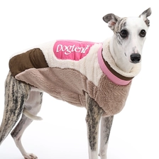 China Factory Direct Luxus-Stil, elegante Hundejacke für Reisen, tragbare Neon-Samt-Hundejacke für Spaziergänge im Freien Hersteller