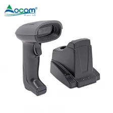 China OCBS-W234 China Lange afstand mobiele Bluetooth handheld draagbare Qr 2D barcodescanner met houder fabrikant