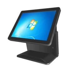 China POS-8618L 15inch all in one pos cash billing system touch screen machine manufacturer