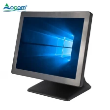 China Reliable 15.1 Touch Screen POS Machine with Metal Housing and Stand J1900 dual screen pos manufacturer
