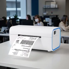 China Envio térmico direto e impressora de etiquetas adesivas papel máximo de 110 mm POS Compatível com suporte LAN para Windows/Android/iOS fabricante