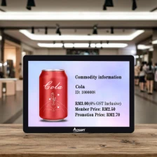 الصين OCPC-002-A OCOM ماكينة تسجيل المدفوعات النقدية بشاشة تعمل باللمس بنظام أندرويد 10.1 بوصة POS التحقق من سعر ماسح الباركود الطرفي 1D/2D الصانع