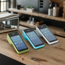 China POS-N1 OCOM 5,5-Zoll-Android POS Terminal mit NFC, Bluetooth, USB und Wi-Fi-Konnektivität, 58-mm-Thermodrucker Hersteller