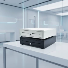 China máquina da caixa da gaveta da caixa registadora da gaveta de dinheiro de 410mm POS Porta RJ11 da caixa gaveta de dinheiro fabricante