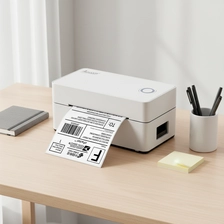 porcelana OCOM OCBP-406DT Impresora de etiquetas térmicas de 4 pulgadas 110 mm de ancho Interfaz USB/inalámbrica Impresora de etiquetas de código de barras térmica directa de 203 ppp fabricante
