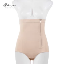 China S-SHAPER Fajas Colombian Post Surgery Shapewear On Sales High Compression Bodysuit With Zipper Support Fat Transfer Surgical Shapewear manufacturer