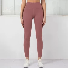 porcelana S-SHAPER Pantalones de yoga sin costuras para mujer Mallas de malla de entrenamiento para correr Cintura alta Desnudez Fitness Leggings sexy fabricante
