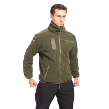 China S-SHAPER Wholesales Men Winter Hoodie Warm Windproof Polar Fleece Stand-up Collar With Pockets Sport Outdoor Jacket manufacturer