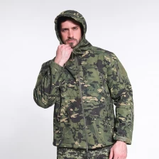 China S-SHAPER Men's Outdoor Tactical Jackets Waterproof Fleece Hoodie Full Zip up Jackets Coats Polar Fleece Jacket manufacturer