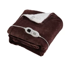 Cina Polar Fleece Heating Blanket Electric Flannel Quilt 3 Heat Settings Fast Heated Blanket - COPY - 9he0au produttore
