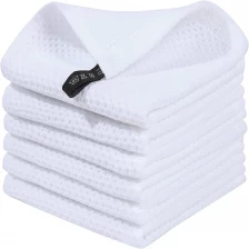 China 100% Cotton Waffle Towel Dish Cloths Kitchen Towel manufacturer