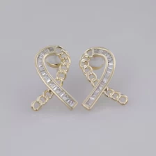 China Delicate Fashion Jewellery Bow Tie Stud Earring. manufacturer
