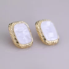 China Exquisite Acetic Acid Geometric Jewelry Stud Earrings. manufacturer