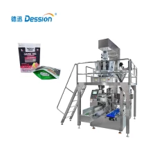 China Automatic weigher doy machine zipper premade bag standup pouch nuts 5kg dry fruit packing machine manufacturer