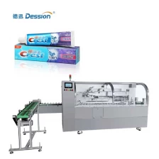 China Automatische continue hoge snelheid doos kartonneermachine voor tandpasta cartooning machine fabrikant