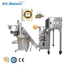 China Automatic triangle pyramid silk tea bag packing machine for inner and outer tea bag manufacturer