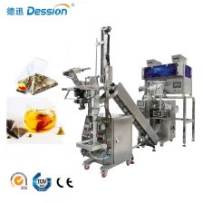 Chine Machine à emballer automatique de sachets de thé de pyramide de triangle de prix usine fabricant