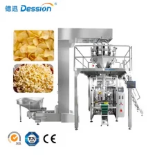 China Automatic VFFS multi head weigher packaging machine snacks cookies biscuit packing machine manufacturer