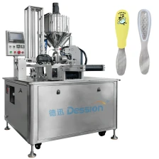 중국 꿀 필링의 새로운 혁명! 지능형 로터리 스푼 충전 기계가 발사되었습니다 제조업체