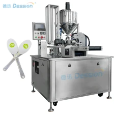 중국 새로 업그레이드! Honey Spoon Turntable Filling Machine- 효율적인 충전을위한 하나의 기계 제조업체