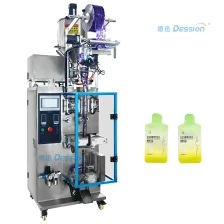 Китай Небольшая вертикальная машина для упаковки жидкостей специальной формы в пакеты, растительные напитки, заводская цена производителя