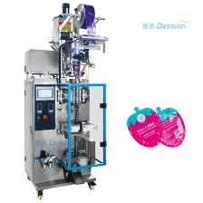 China Kleine Stand-Up-Saft-Beutelverpackungsmaschine in Spezialform, Fruchtgel, China-Fabrik Hersteller