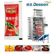 Китай Высокоэффективная многополосная упаковочная машина для кетчупа с 3-сторонним швом производителя