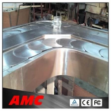 China Customized Newest Design High Performance Stainless Steel Slat Conveyor and Sushi Food Conveyor Belt manufacturer