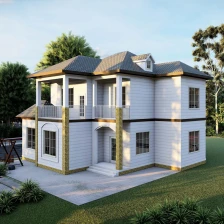 Chine Villas Luxury Fournisseur | Solution de bâtiments en acier préfabrique Chine fabricant