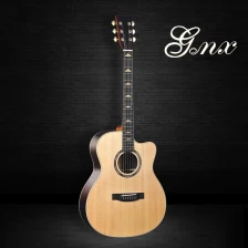 中国 玫瑰木批发41英寸6弦手工专业原声吉他工厂 制造商