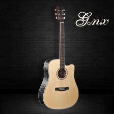 中国 灰木批发41英寸6弦手工专业声学吉他 制造商