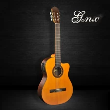 China Solid spruce top and side classic guitar/solid wood 39 inch classical guitar manufacturer