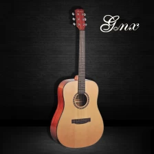 Китай Оптовая 41-дюймовая 6-струнная ручная профессиональная акустическая гитара производителя